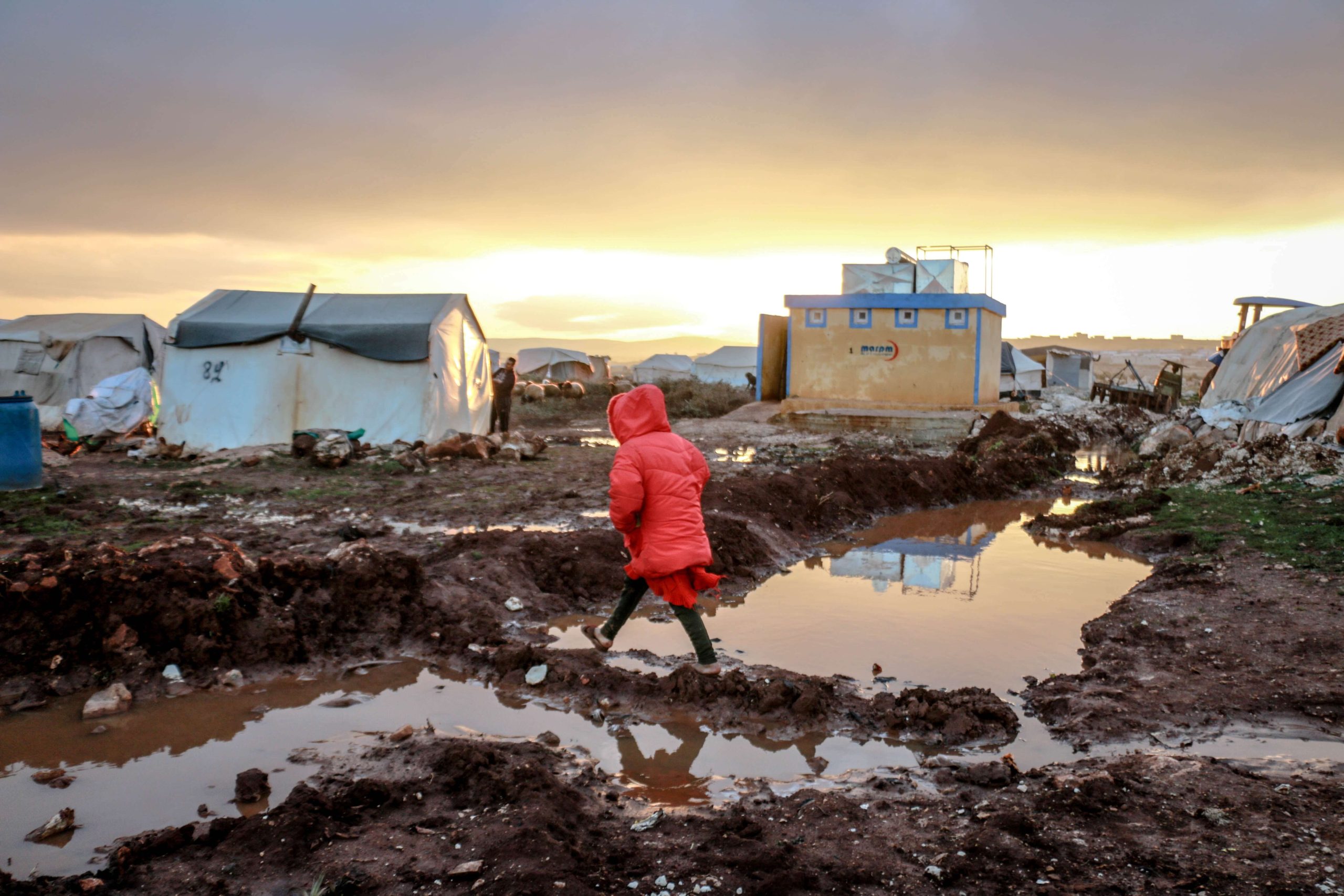 Winter in Refugee camps