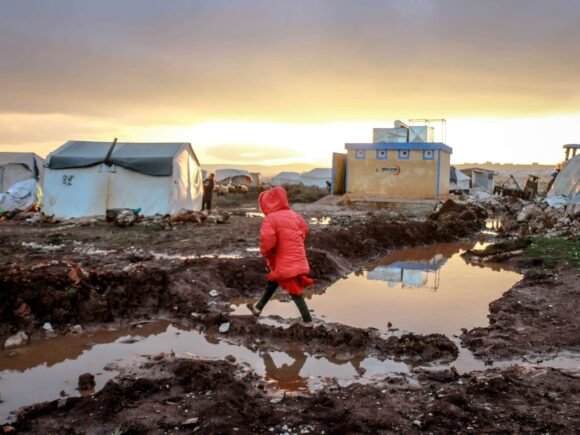 Winter in Refugee camps