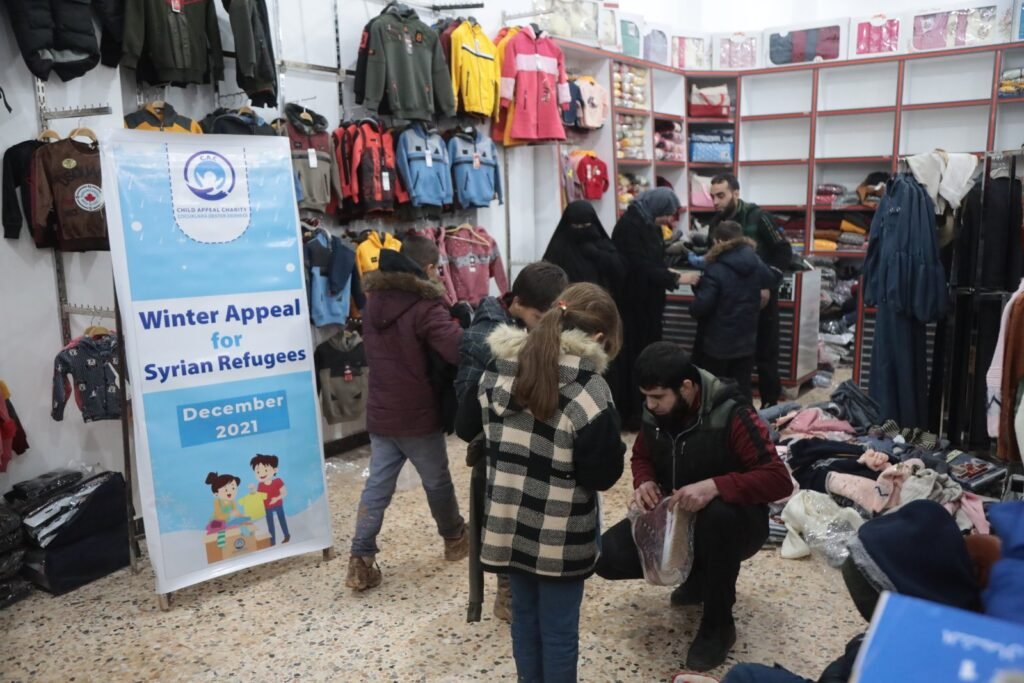 “Winter clothes for Syrian refugees children in Northern Syria”