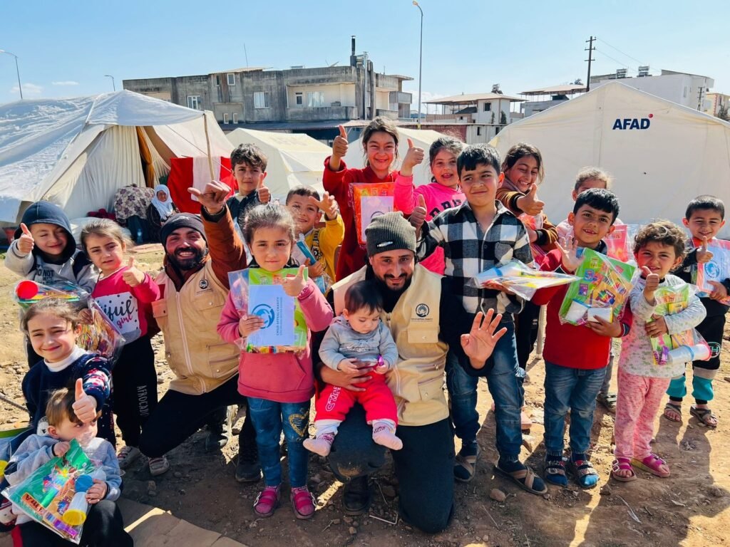 “The Child Appeal Charity and UNICEF assist children affected by earthquake